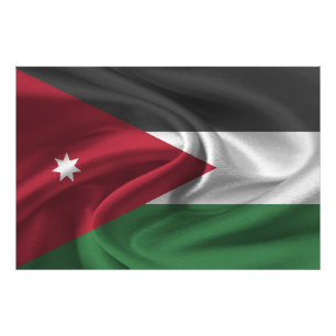 Jordan Flag Photo Print
