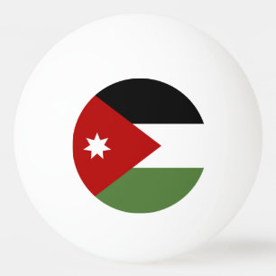 Jordan flag ping pong ball