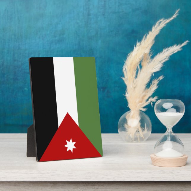 Jordan flag plaque (Side)