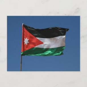 jordan flag postcard