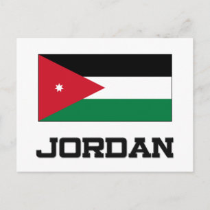 Jordan Flag Postcard
