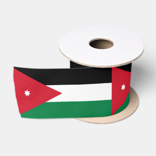 Jordan Flag Satin Ribbon