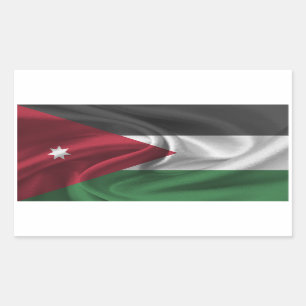 Jordan Flag Sticker