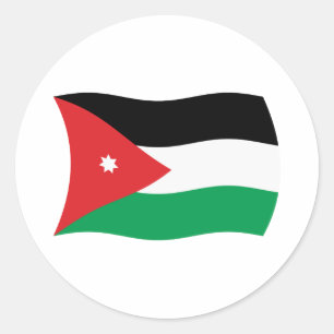 Jordan Flag Sticker