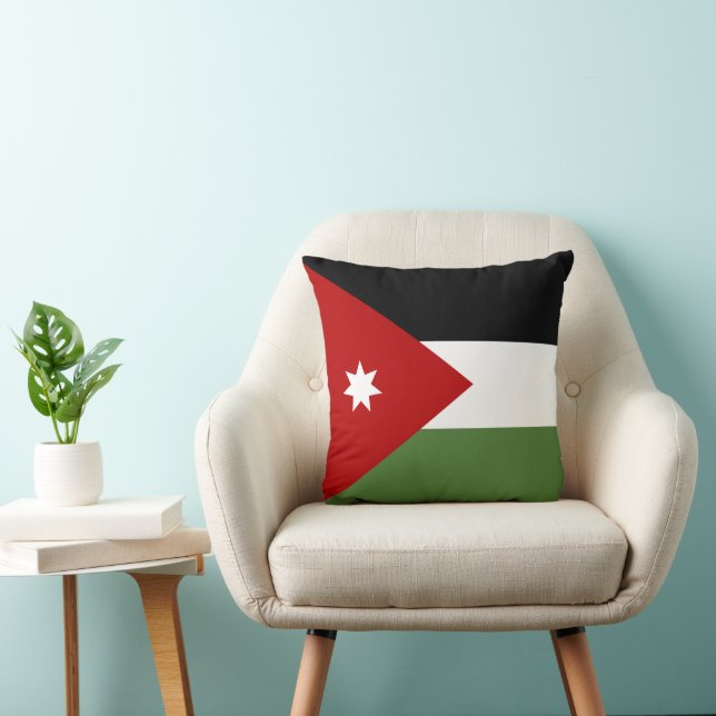 Jordan flag throw pillow (Chair)