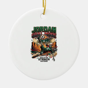 Jordan Goal Mode Skeleton Striker Nations Dynamic Ceramic Ornament