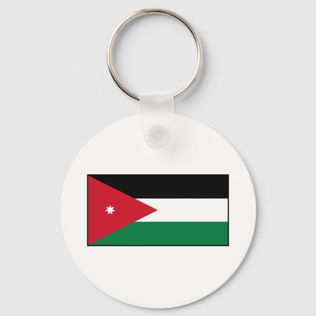 Jordan – Jordanian Flag Keychain (Front)
