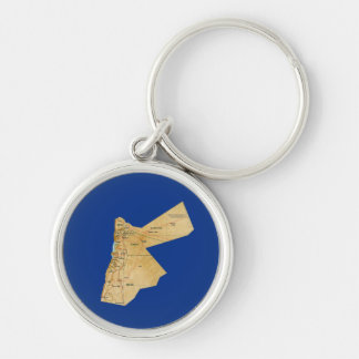 Jordan Map Keychain
