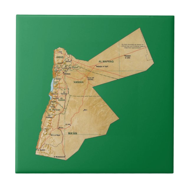 Jordan Map Tile (Front)