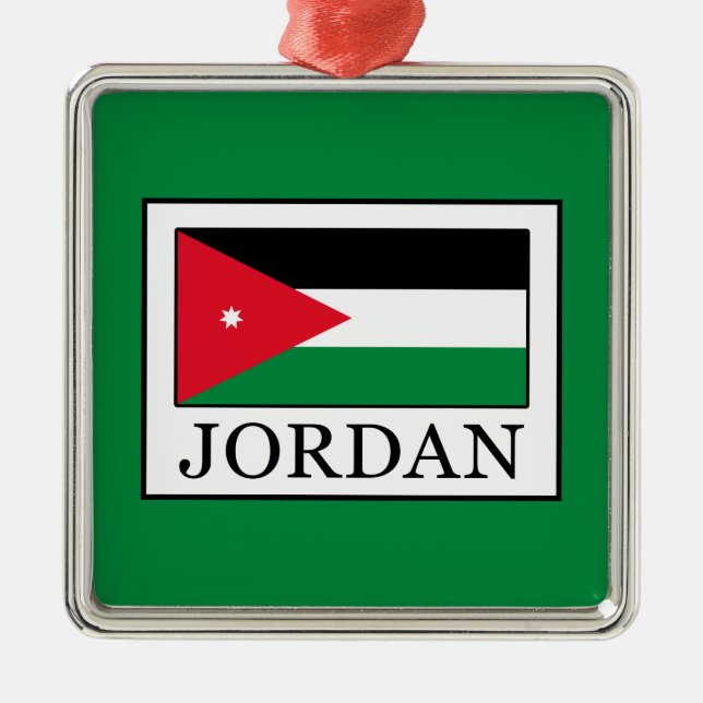 Jordan Metal Ornament (Front)