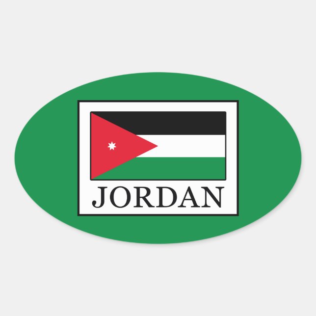 Jordan Oval Sticker (Front)