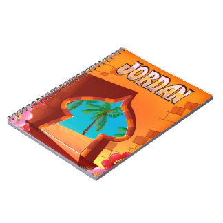 Jordan Palace travel poster Notebook