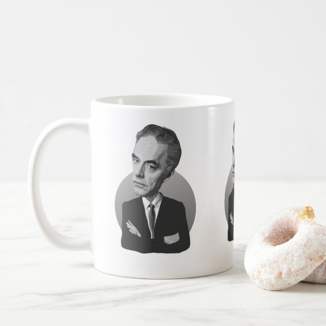 Jordan Peterson Coffee Mug (With Donut)