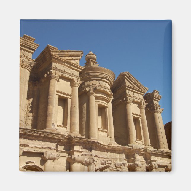 Jordan, Petra, The Monastery, Al Deir. 2 Magnet (Front)
