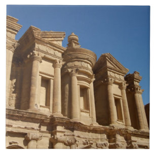 Jordan, Petra, The Monastery, Al Deir. 2 Tile