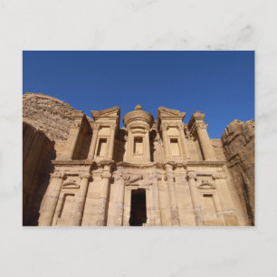 Jordan, Petra, The Monastery, Al Deir. Postcard