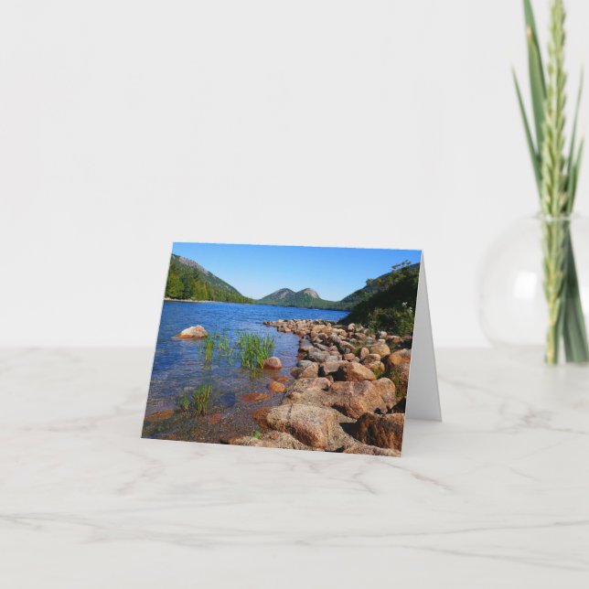 Jordan Pond II at Acadia National Park Card (Front)