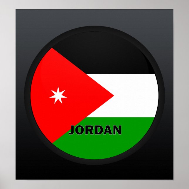 Jordan Roundel quality Flag Poster (Front)