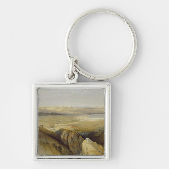 Jordan Valley, from Volume II of 'The Holy Land' Keychain (Front)