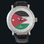Jordanian Flag & Jordan fashion, Arabic No /design Watch<br><div class="desc">WATCH: Jordan & Jordanian Flag fashion design - love my country, travel, holiday, country patriots / sports fans</div>