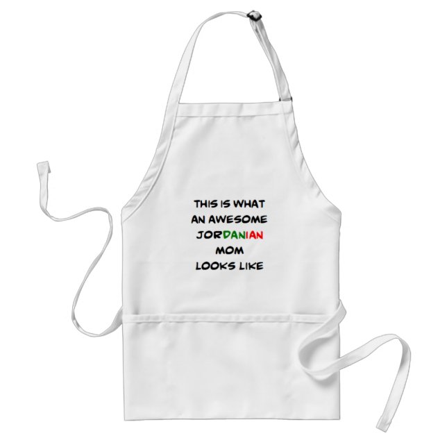jordanian mom, awesome standard apron (Front)