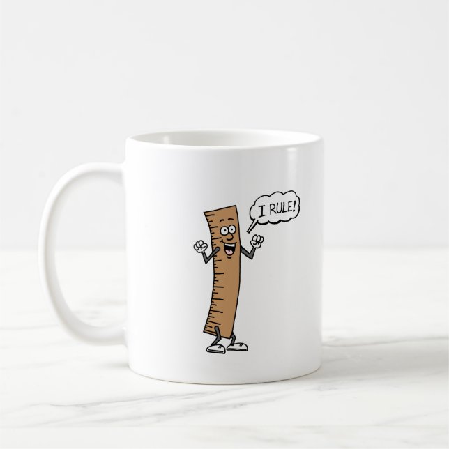 J'ordonne la tasse drôle de calembour de règle de (Gauche)
