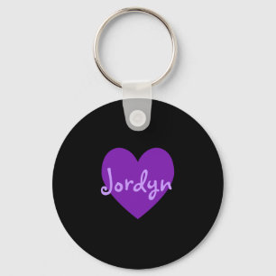 Jordyn in Purple Keychain