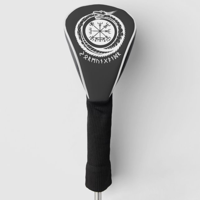 Jormungandr - Nordic Rune Golf Head Cover (Front)