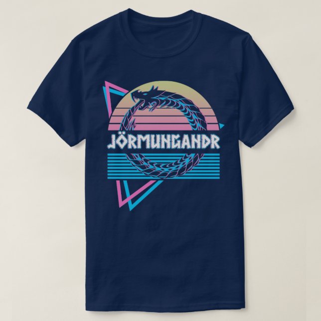 Jormungandr Ouroboros Midgard Serpent World Serpen T-Shirt (Design Front)