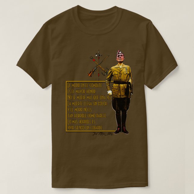 José Millán-Astray T-Shirt (Design Front)