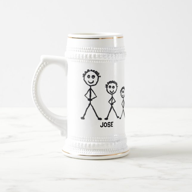 Jose name meaning beer stein (Left)
