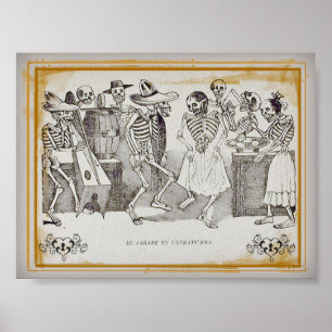 José Posada, El jarabe en ultratumba 7x5.30 Print