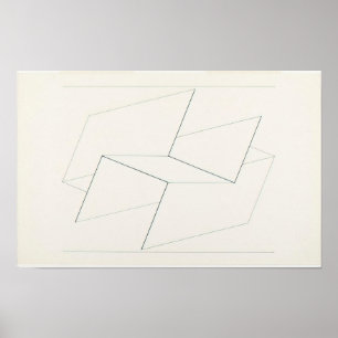 josef albers - structural constellation vi poster