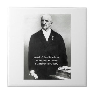 Josef Anton Bruckner 1886 Tile