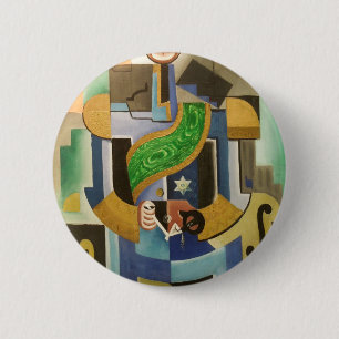 Josef Čapek (Czech, 1887 – 1945) 2 Inch Round Button