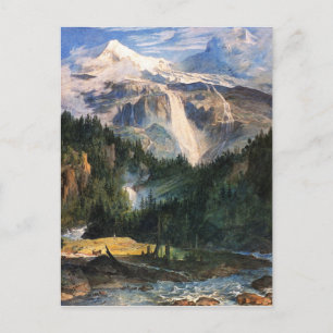 Joseph Anton Koch, Schmadribach Wasserfall, 1822 Postcard