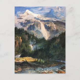 Joseph Anton Koch, Schmadribach Wasserfall, 1822 Postcard