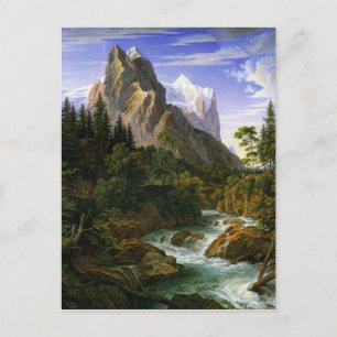Joseph Anton Koch, Wetterhorn von der Rosenlaui Postcard