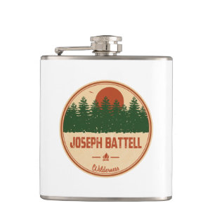 Joseph Battell Wilderness Vermont Hip Flask
