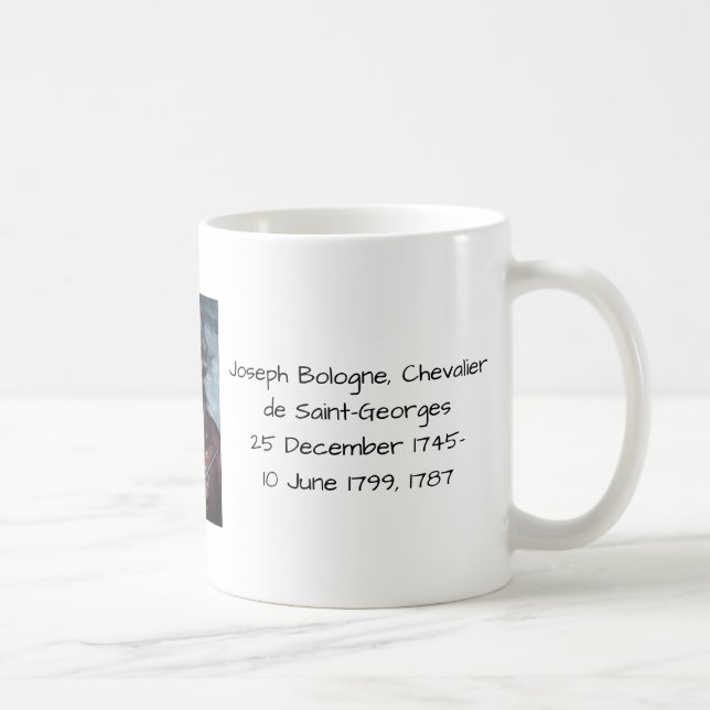 Joseph Bologne, Chevalier de Saint-Georges Coffee Mug (Right)