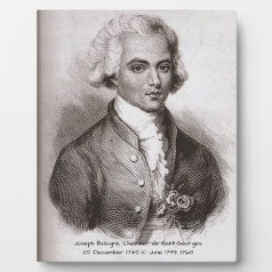 Joseph Bologne, Chevalier de Saint-Georges Plaque