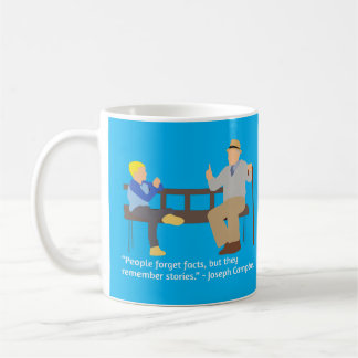 Joseph Campbell quote on facts vs stories Coffee Mug