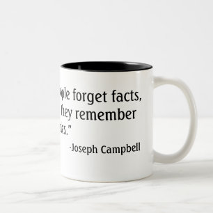 Joseph Campbell Quote Two-Tone Coffee Mug