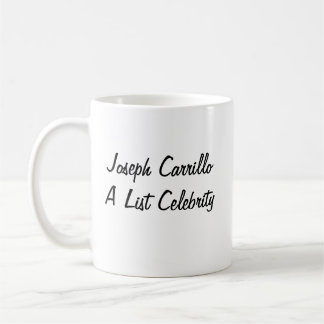Joseph Carrillo par tasse de café de célébrité de