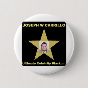 Joseph Carrillo - Ultimate Celebrity Blackout 2 Inch Round Button