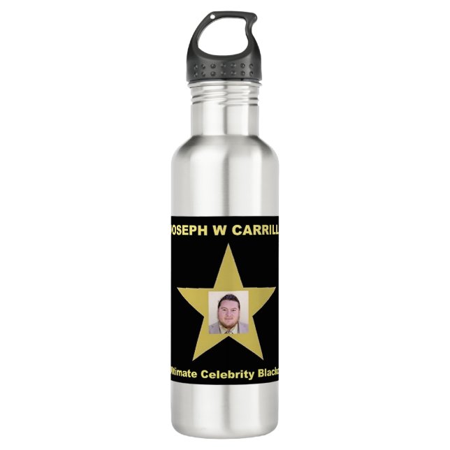 Joseph Carrillo - Ultimate Celebrity Blackout 710 Ml Water Bottle (Front)