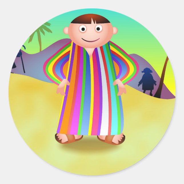 Joseph Classic Round Sticker (Front)