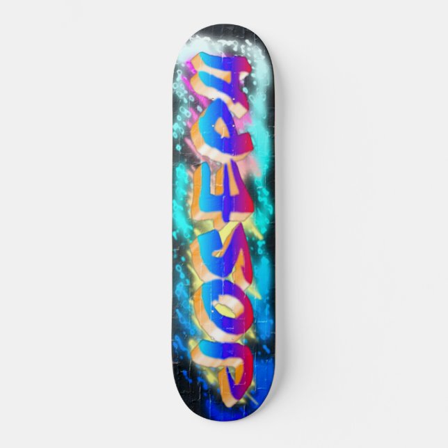 JOSEPH Customized Graffiti Skateboard (Front)