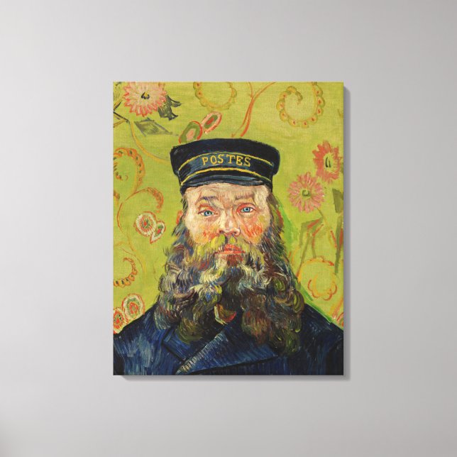 Joseph-Étienne Roulin (by Vincent van Gogh) Canvas Print (Front)