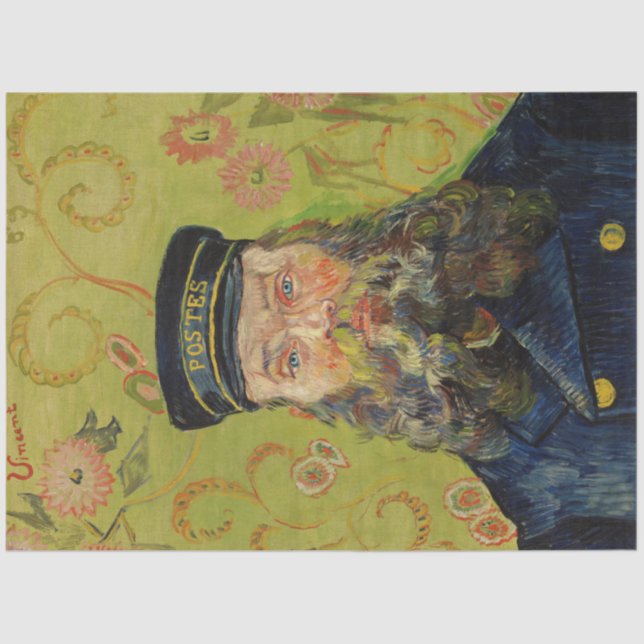 Joseph-Étienne Roulin (by Vincent van Gogh) Tissue Paper (Front)
